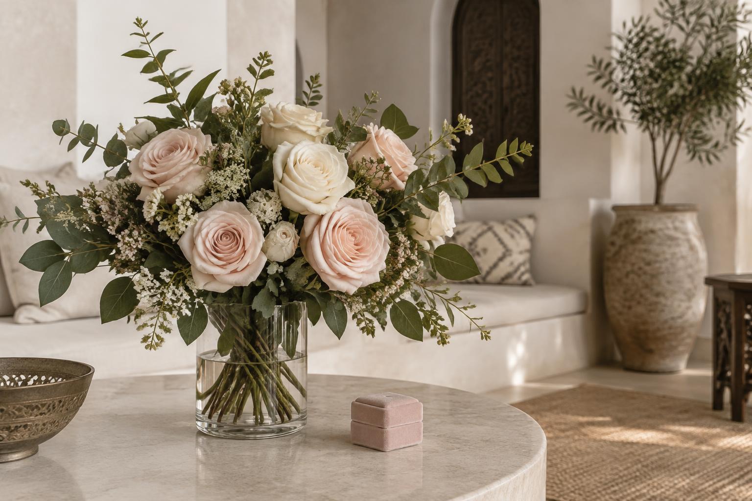 Anniversary floral inspiration — editorial composition